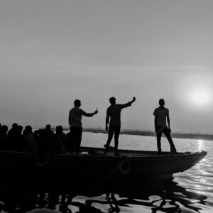 Tourists and pilgrims and a river of prayers - Ganga, Varanasi